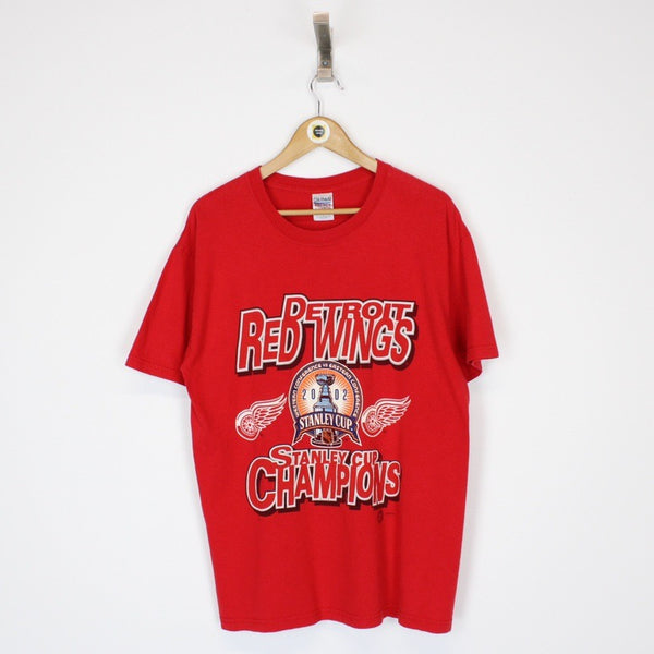 Vintage 2002 NHL Detroit Red Wings T-Shirt Large