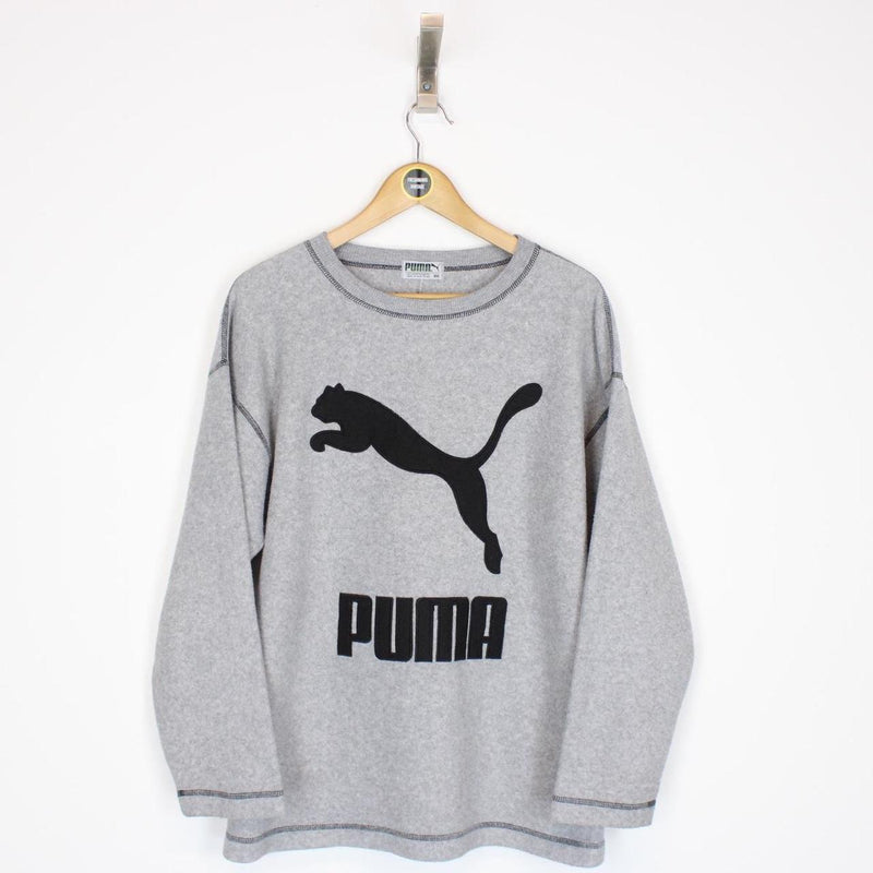 Vintage Puma Fleece Sweatshirt Small