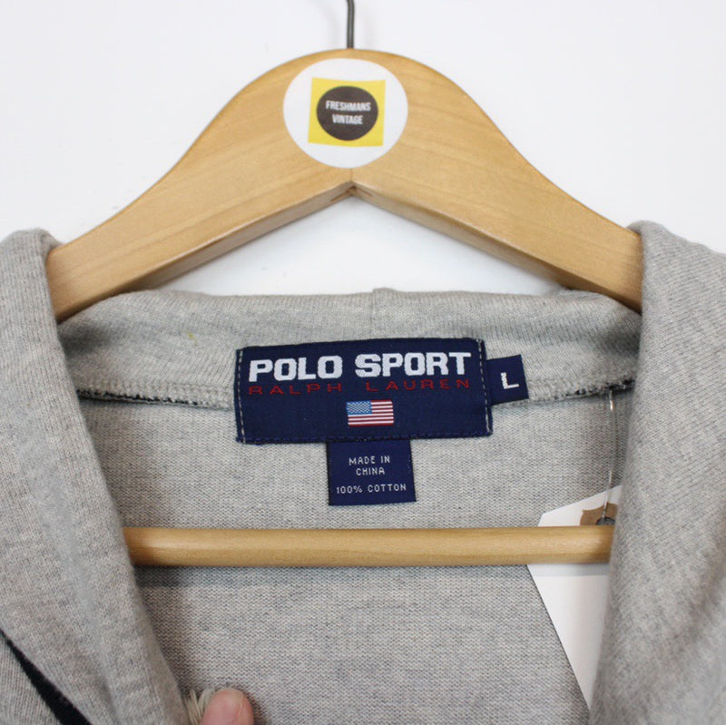 Vintage Polo Sport Hoodie Large