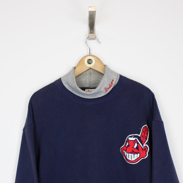Vintage Cleveland Indians MLB Sweatshirt Large