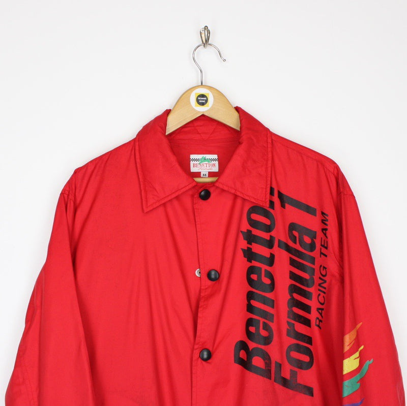 Vintage Benetton Formula 1 Coach Jacket XL