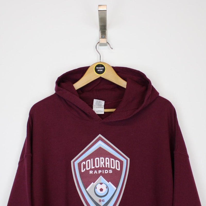 Vintage Colorado Rapids MLS Hoodie XL