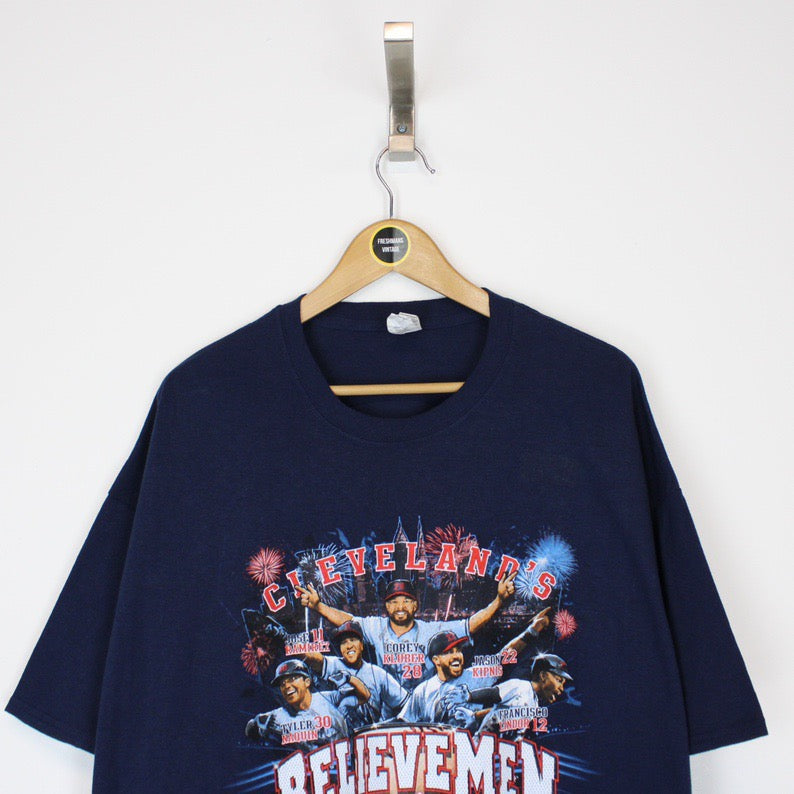 Vintage 2016 Cleveland Indians MLB T-Shirt XXL