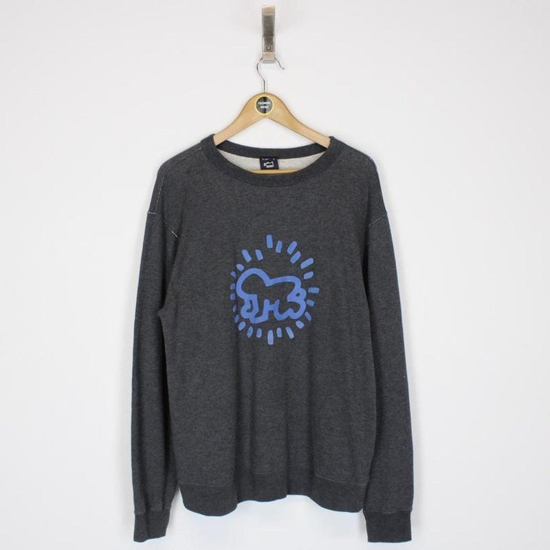Vintage Keith Haring Sweatshirt Large