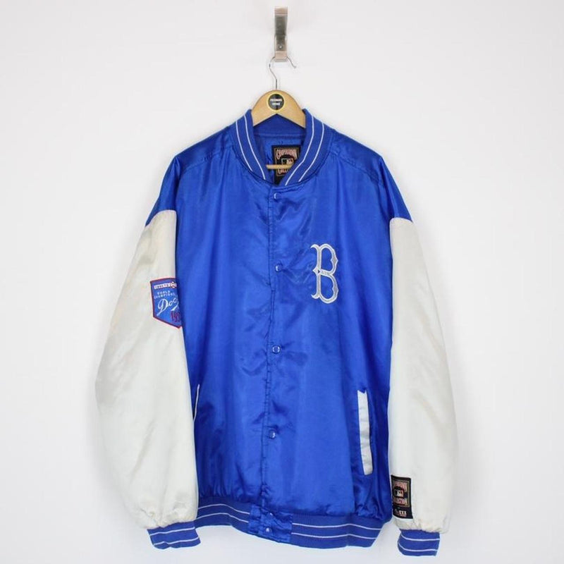 Vintage 90s Brooklyn Dodgers Bomber Jacket XL