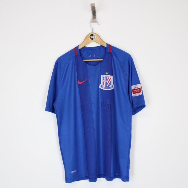Vintage 2017-18 Shanghai Shenhua Football Shirt XL