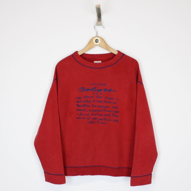 Vintage Benetton Sweatshirt Medium