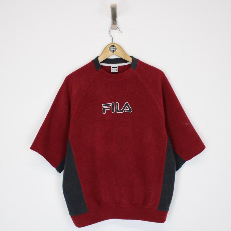 Vintage Fila Fleece Sweatshirt Small