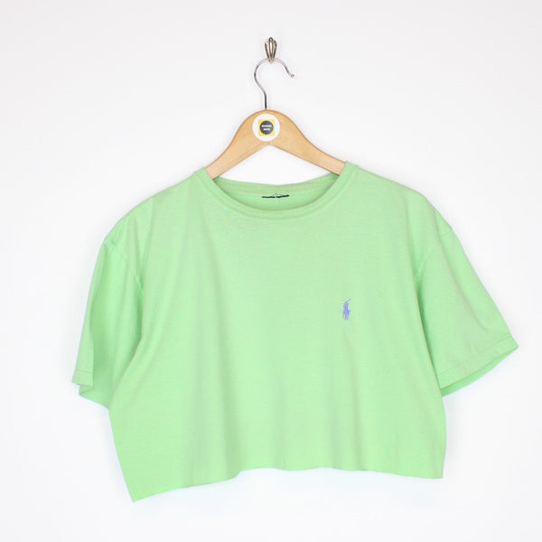 Vintage Polo Ralph Lauren Cropped T-Shirt Medium