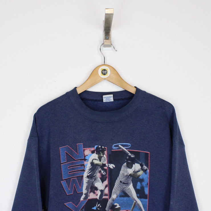 Vintage 1990 New York Yankees Sweatshirt Large