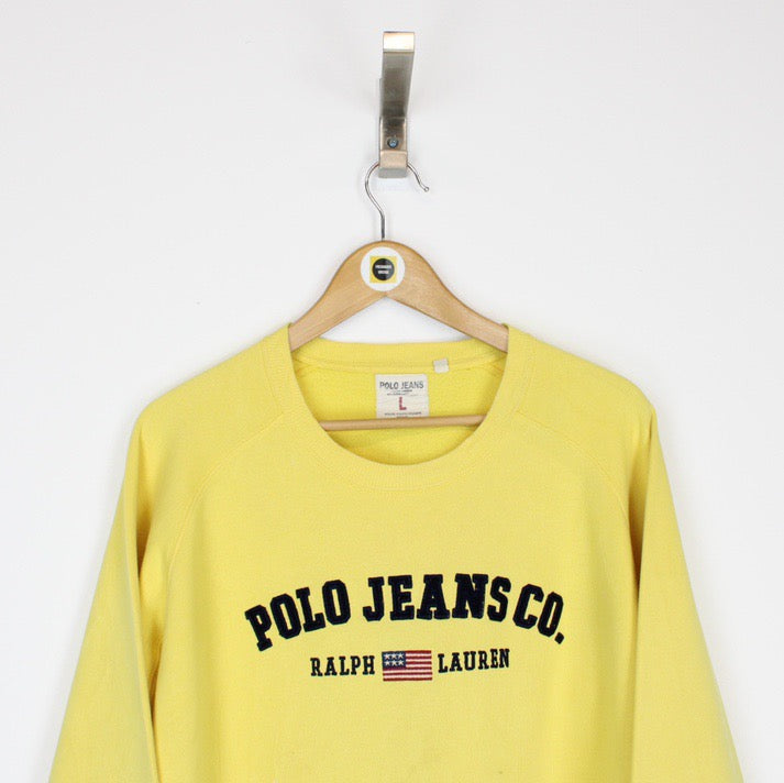 Vintage Polo Jeans Sweatshirt Large