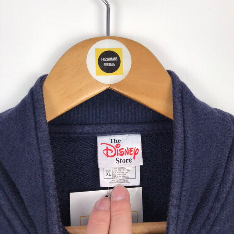 Vintage Disney 1-4 Zip Sweatshirt XL