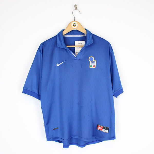 Vintage Nike Italy 1997-98 Football Shirt M-L