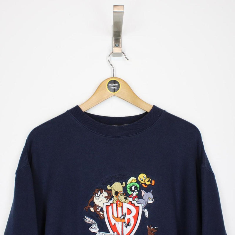Vintage 1998 Warner Bros Sweatshirt Small